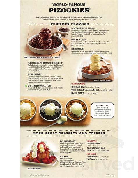 bj's restaurant and brewhouse las vegas menu